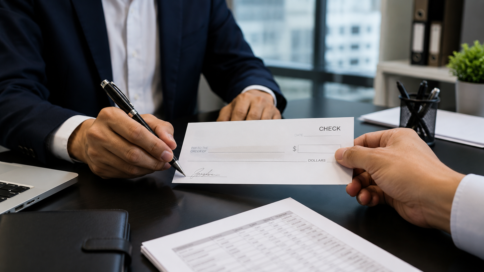 هل يُعدّ ملء الشيك الموقّع على بياض من قِبل المستفيد تزويراً ؟