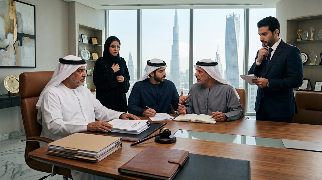 نزاعات الشركات العائلية في الإمارات: ماذا أفعل؟