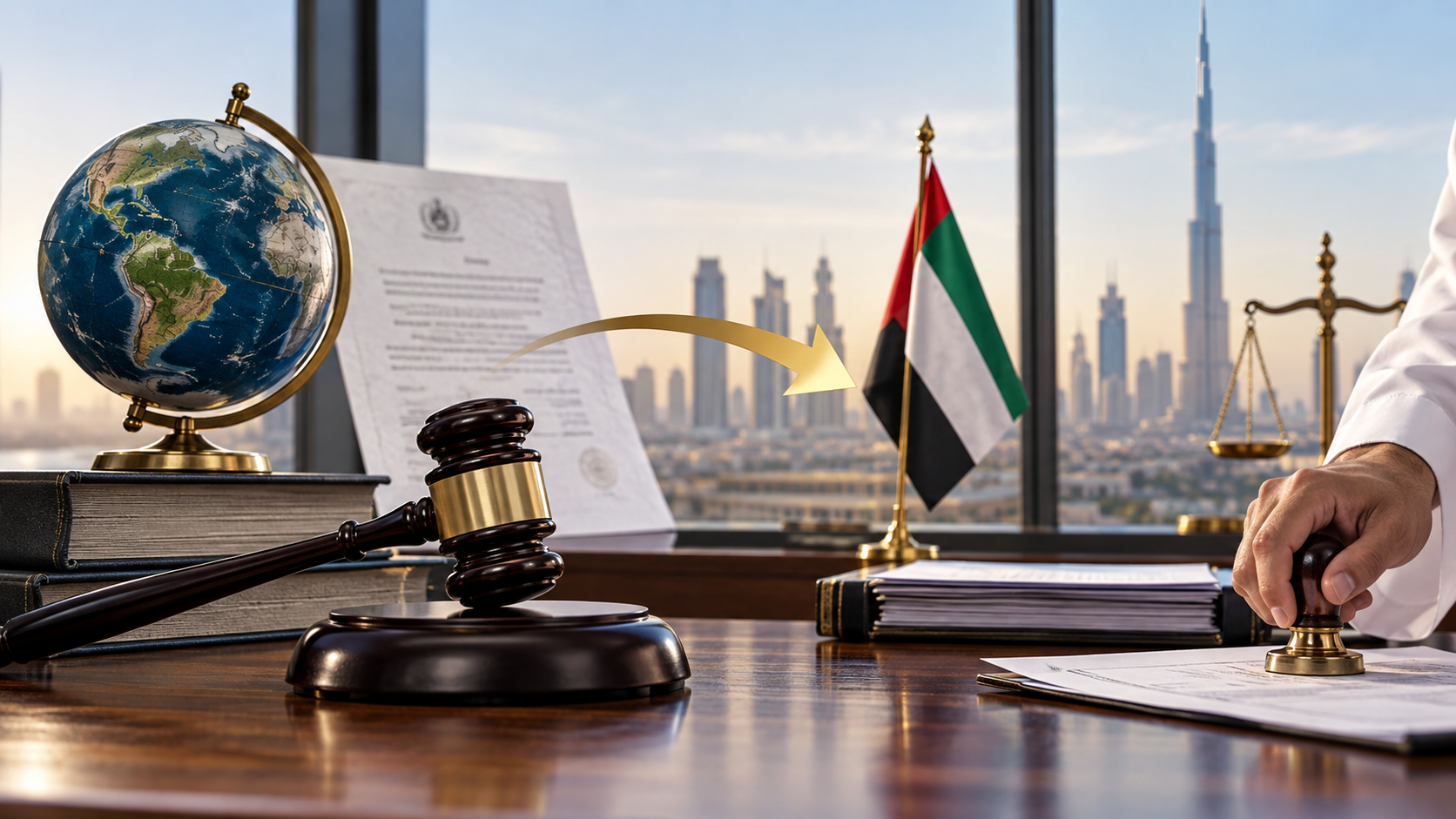 تنفيذ حكم أجنبي في الإمارات