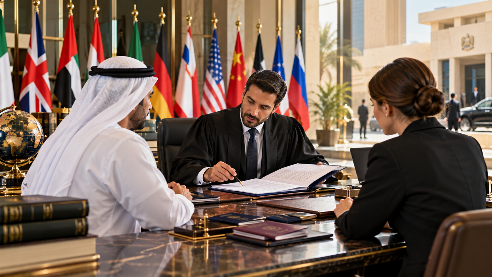 مكتب محاماة للسفارات والقنصليات في الإمارات