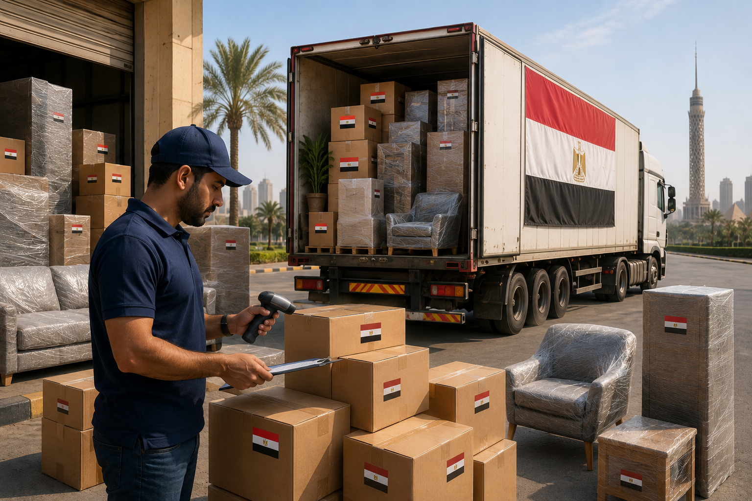 شحن الأغراض الشخصية والتجارية من الإمارات إلى مصر .. حقوقك القانونية