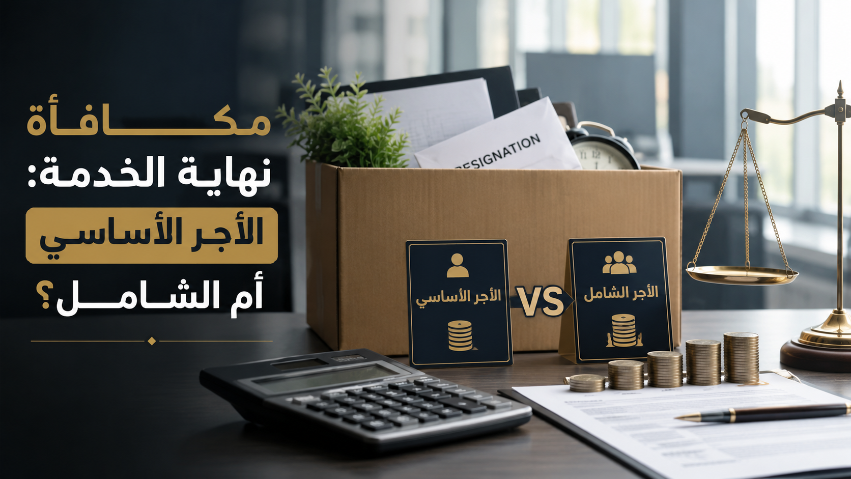 مكافأة نهاية الخدمة: الأجر الأساسي أم الشامل؟